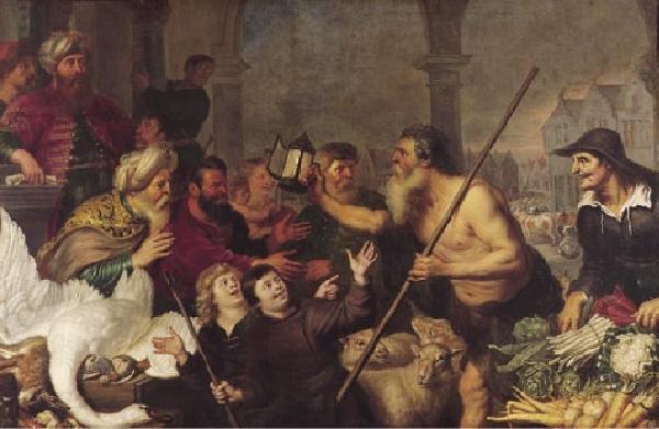 Cornelis de Vos Diogenes searches for a man Germany oil painting art